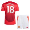 Maglia ufficiale Manchester United Casemiro 18 Casa 2024-25 per Bambino